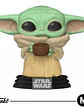 Funko Pop Grogu Baby Yoda Mandalorian Star Wars, 378 con tazón Chile - Miniatura 1