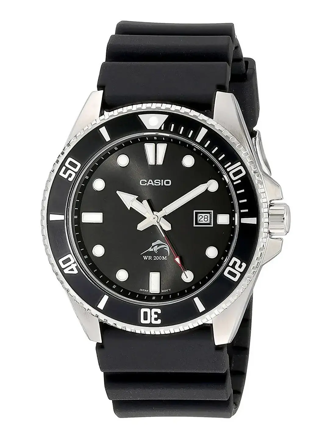 Reloj Casio Marlin Duro Mdv-106 Hombre Resina Negro, 200 mts Chile 1