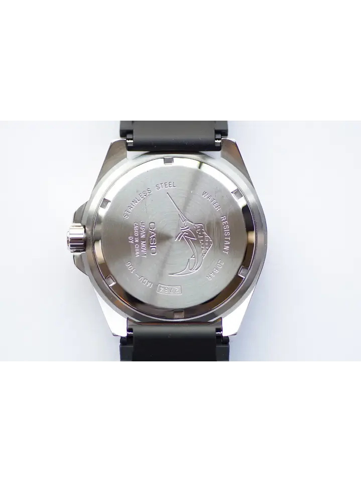 Reloj Casio Marlin Duro Mdv-106 Hombre Resina Negro, 200 mts Chile 6