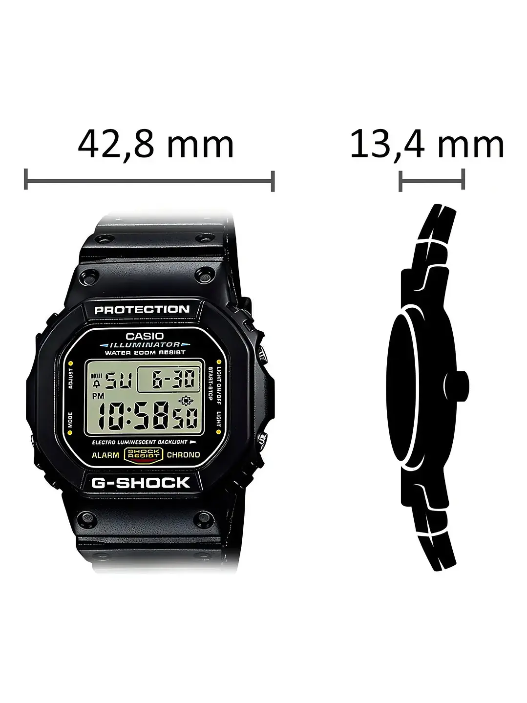 Reloj Casio G-shock Dw-5600e-1vdf 200mts Hombre Chile 3