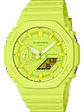 Reloj G-shock Hombre Ga-2100-9a9 Carbono/resina Amarillo Chile - Miniatura 1
