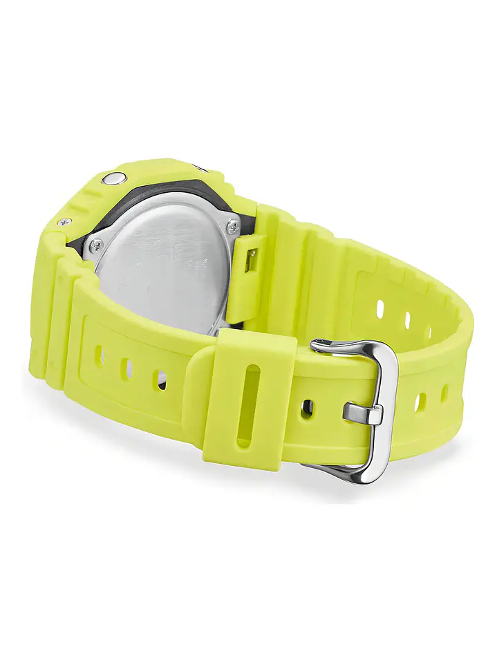 Reloj G-shock Hombre Ga-2100-9a9 Carbono/resina Amarillo Chile 5