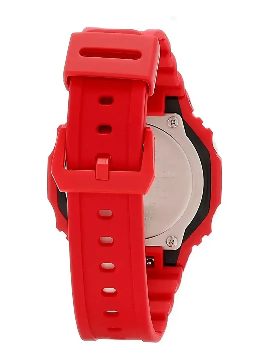 Reloj G-SHOCK Casio GA-2100 correa de resina color rojo - fondo bordó Chile 3