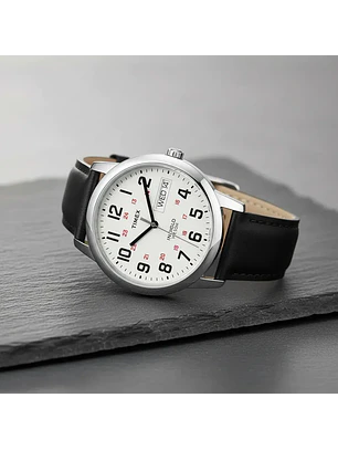 Reloj Timex Hombre Easy Reader Tw2w840009j 35mm Cuero Negro Chile