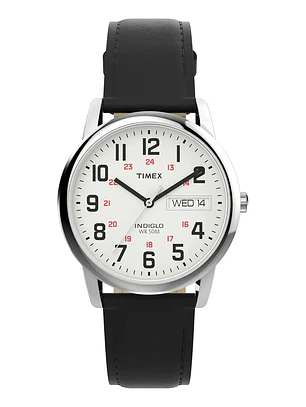 Reloj Timex Hombre Easy Reader Tw2w840009j 35mm Cuero Negro Chile