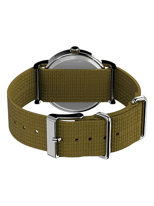 Reloj Hombre Timex Weekender 38 Mm Tw2v46200 Correa Verde Olivo Chile