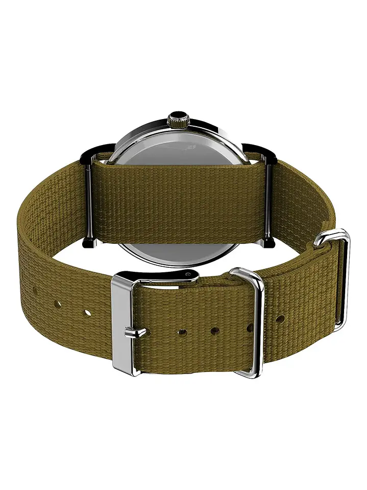 Reloj Hombre Timex Weekender 38 Mm Tw2v46200 Correa Verde Olivo Chile 2