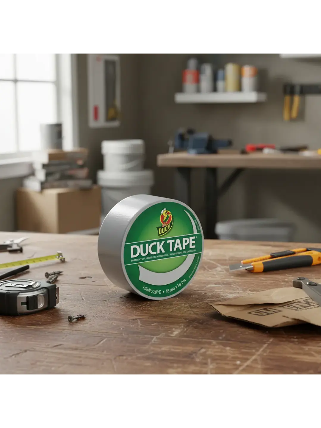 Cinta Gris para Ductos DUCK TAPE hecha en USA pack 3x 18,2mts Chile 2