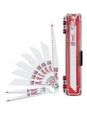 Hoja De Sierra Sable 10unds Surtidas Milwaukee 49-22-1110 Sawzall Con Caja Chile