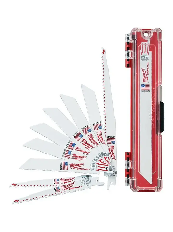 Hoja De Sierra Sable 10unds Surtidas Milwaukee 49-22-1110 Sawzall Con Caja Chile 2