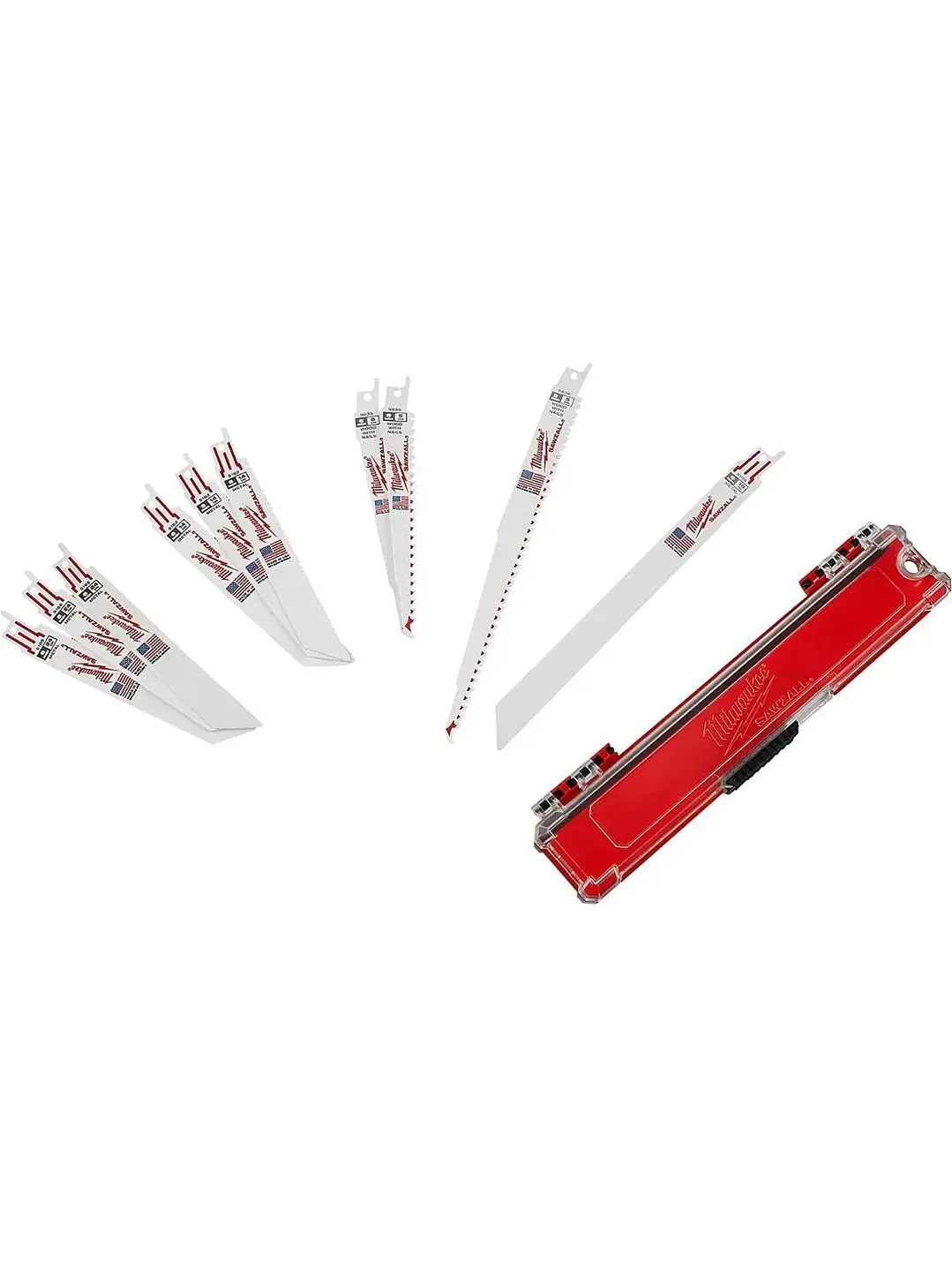 Hoja De Sierra Sable 10unds Surtidas Milwaukee 49-22-1110 Sawzall Con Caja Chile 3