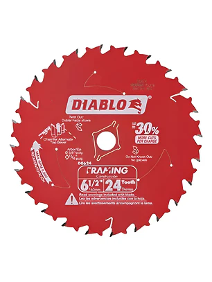 Disco hoja de Sierra circular Diablo 6 1/2