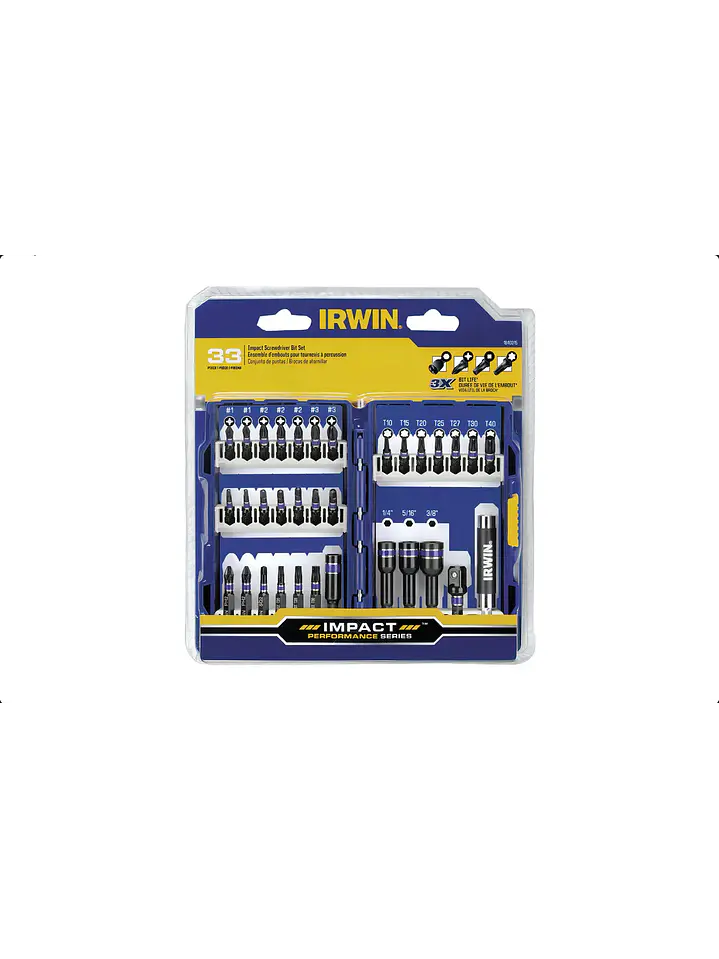 SET ATORNILLADOR IMPACTO IRWIN 33 PCS ALTO RENDIMIENTO 1840315 CHILE 1
