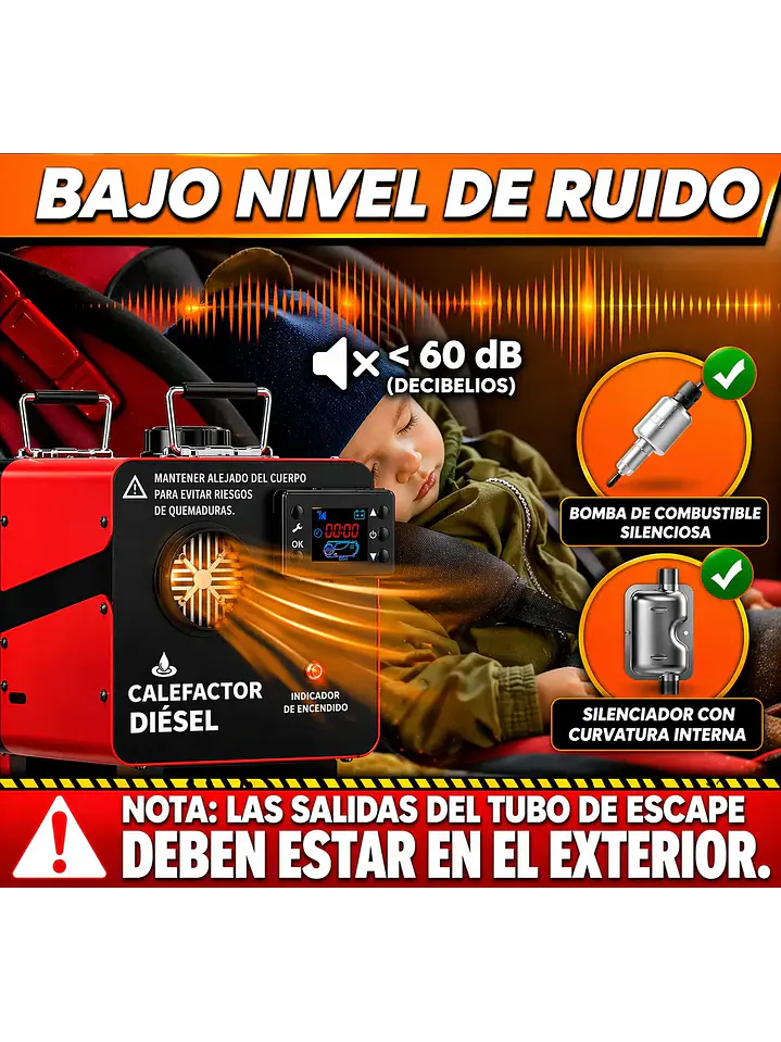Calentador De Aire Calefactor Diesel Compacto 8.500 Watt 3