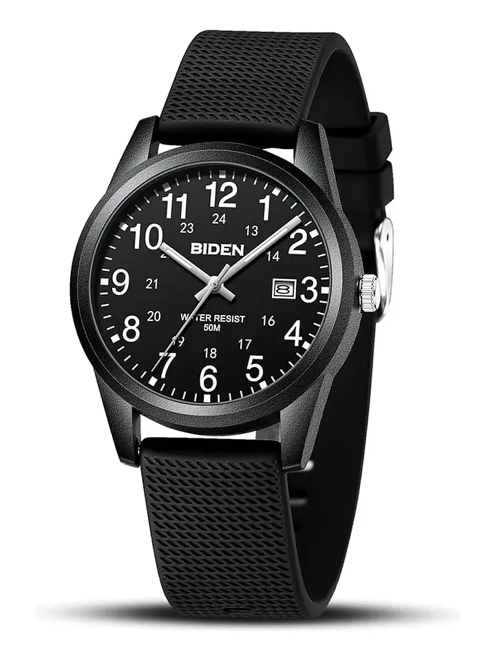 Reloj Hombre Biden Casual Correa Silicona Ultraliviano R015 Variedad Colores Chile 3