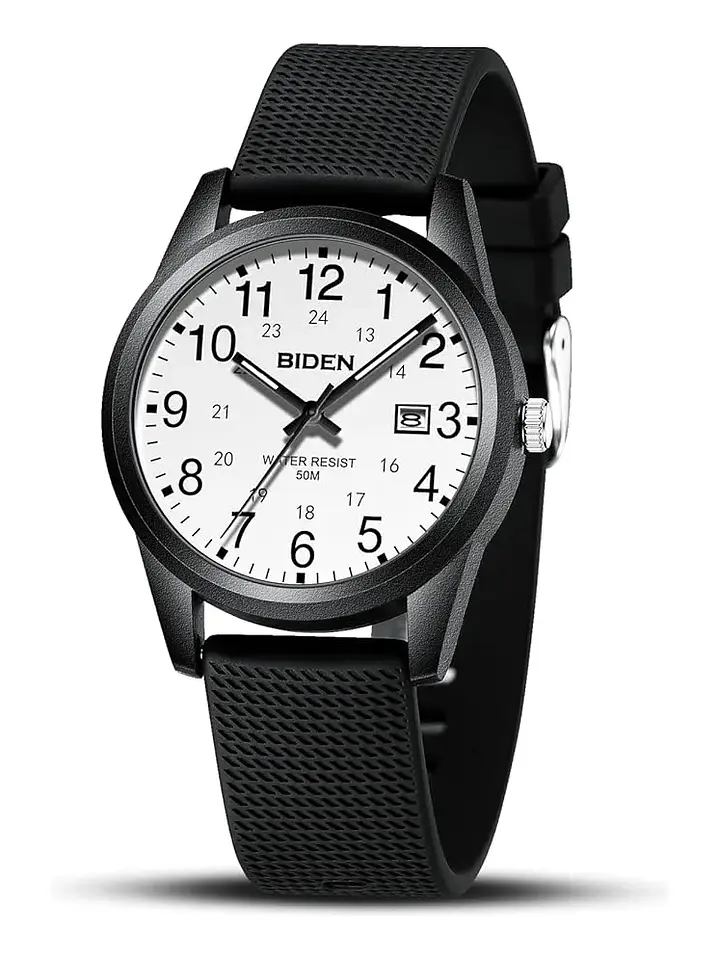 Reloj Hombre Biden Casual Correa Silicona Ultraliviano R015 Variedad Colores Chile 6