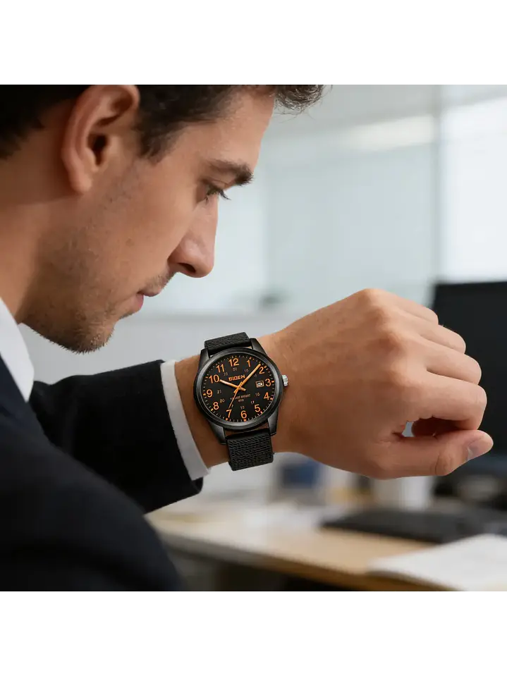 Reloj Hombre Biden Casual Correa Silicona Ultraliviano R015 Variedad Colores Chile 2