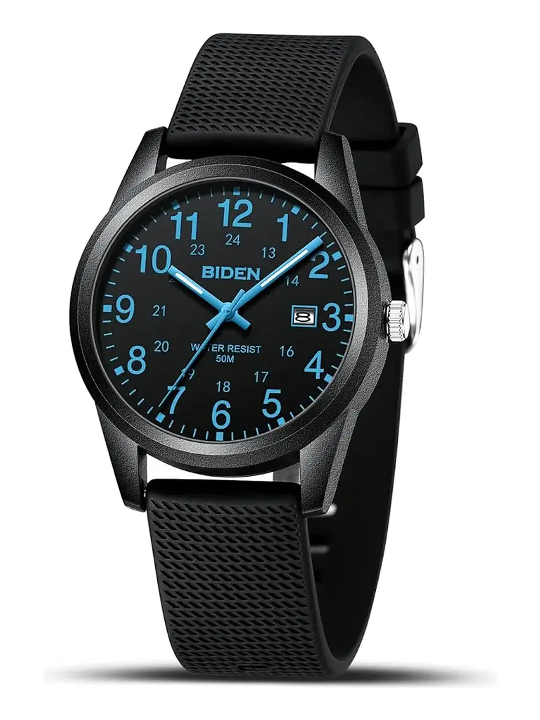 Reloj Hombre Biden Casual Correa Silicona Ultraliviano R015 Variedad Colores Chile 8