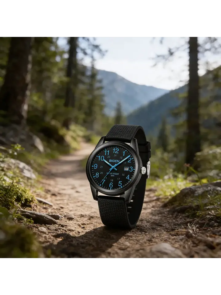 Reloj Hombre Biden Casual Correa Silicona Ultraliviano R015 Variedad Colores Chile 9