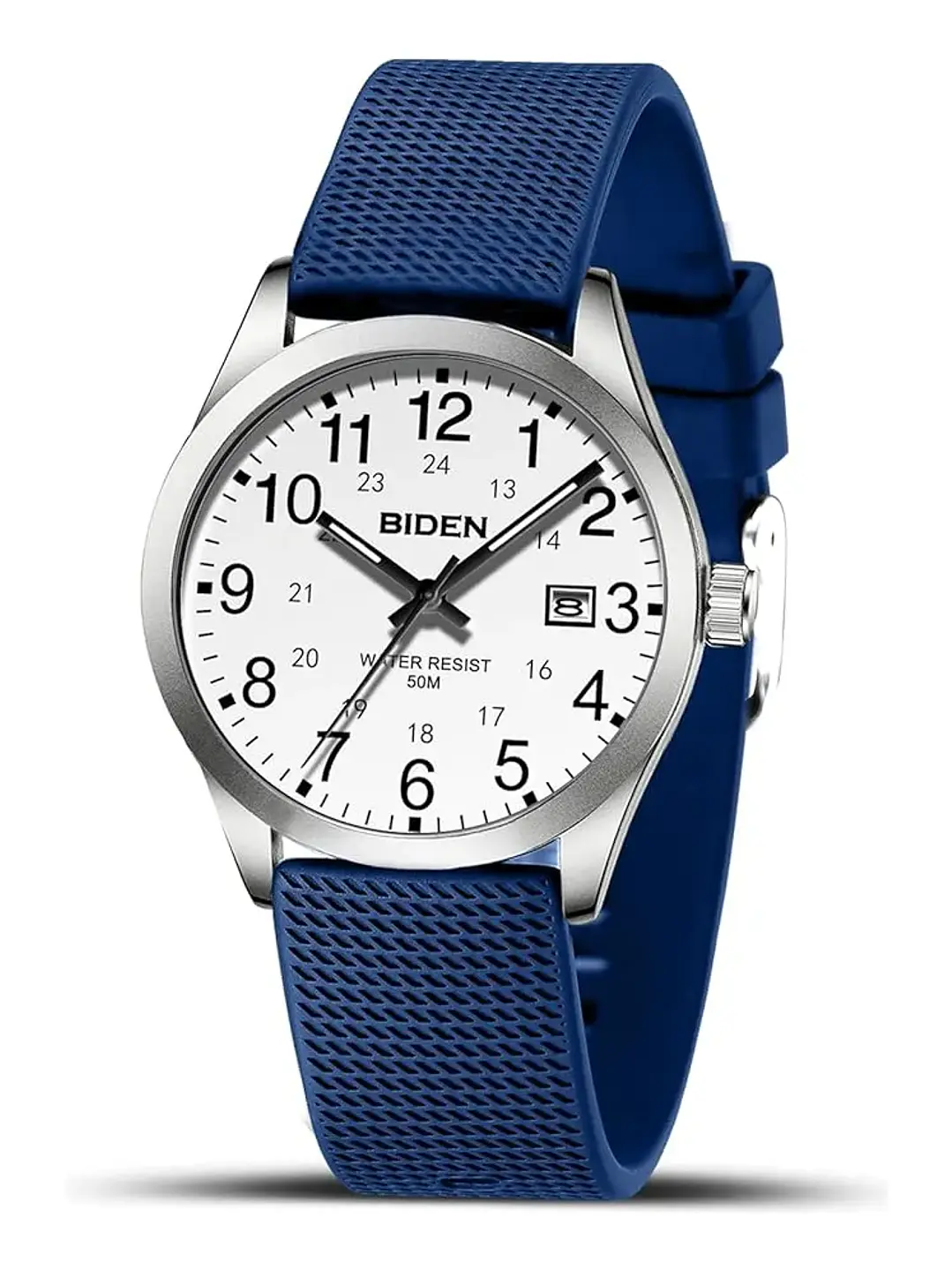 Reloj Hombre Biden Cuarzo Correa Silicona 40mm Variedad Colores Chile 1