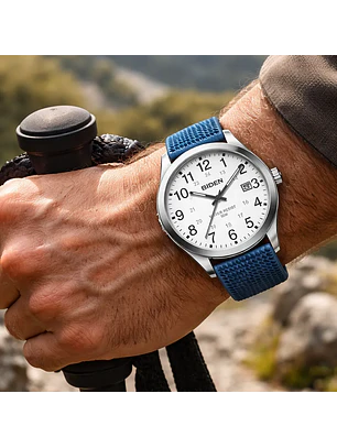 Reloj Hombre Biden Cuarzo Correa Silicona 40mm Variedad Colores Chile
