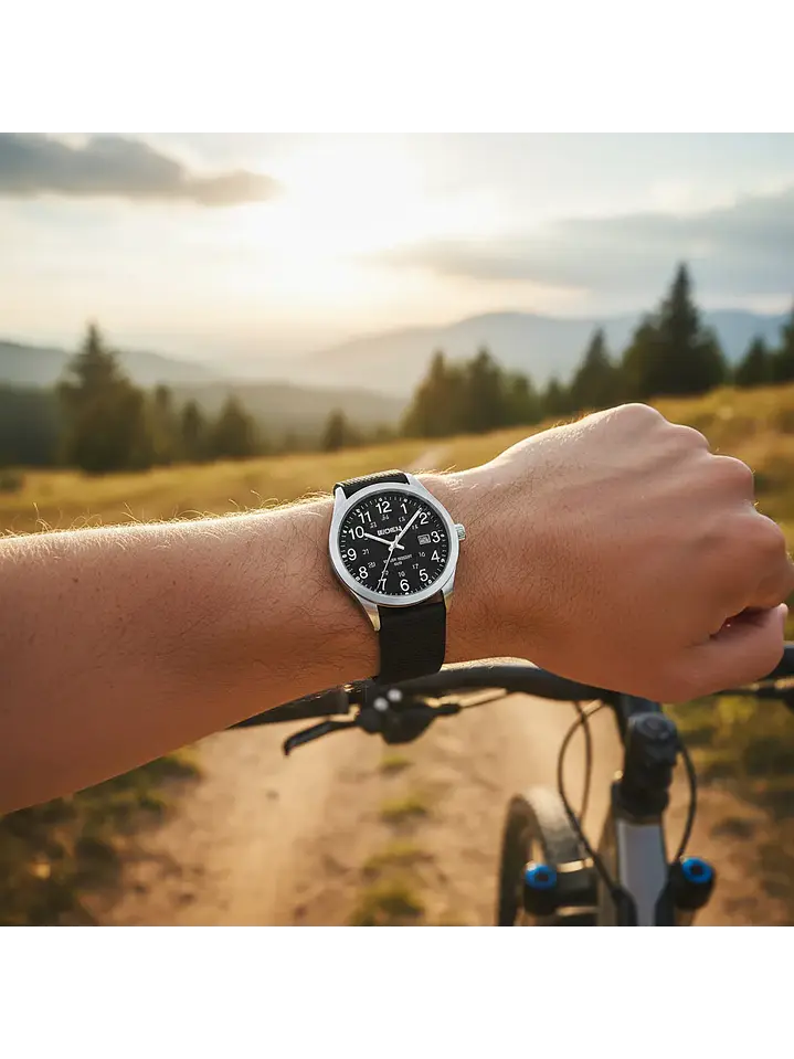 Reloj Hombre Biden Cuarzo Correa Silicona 40mm Variedad Colores Chile 4