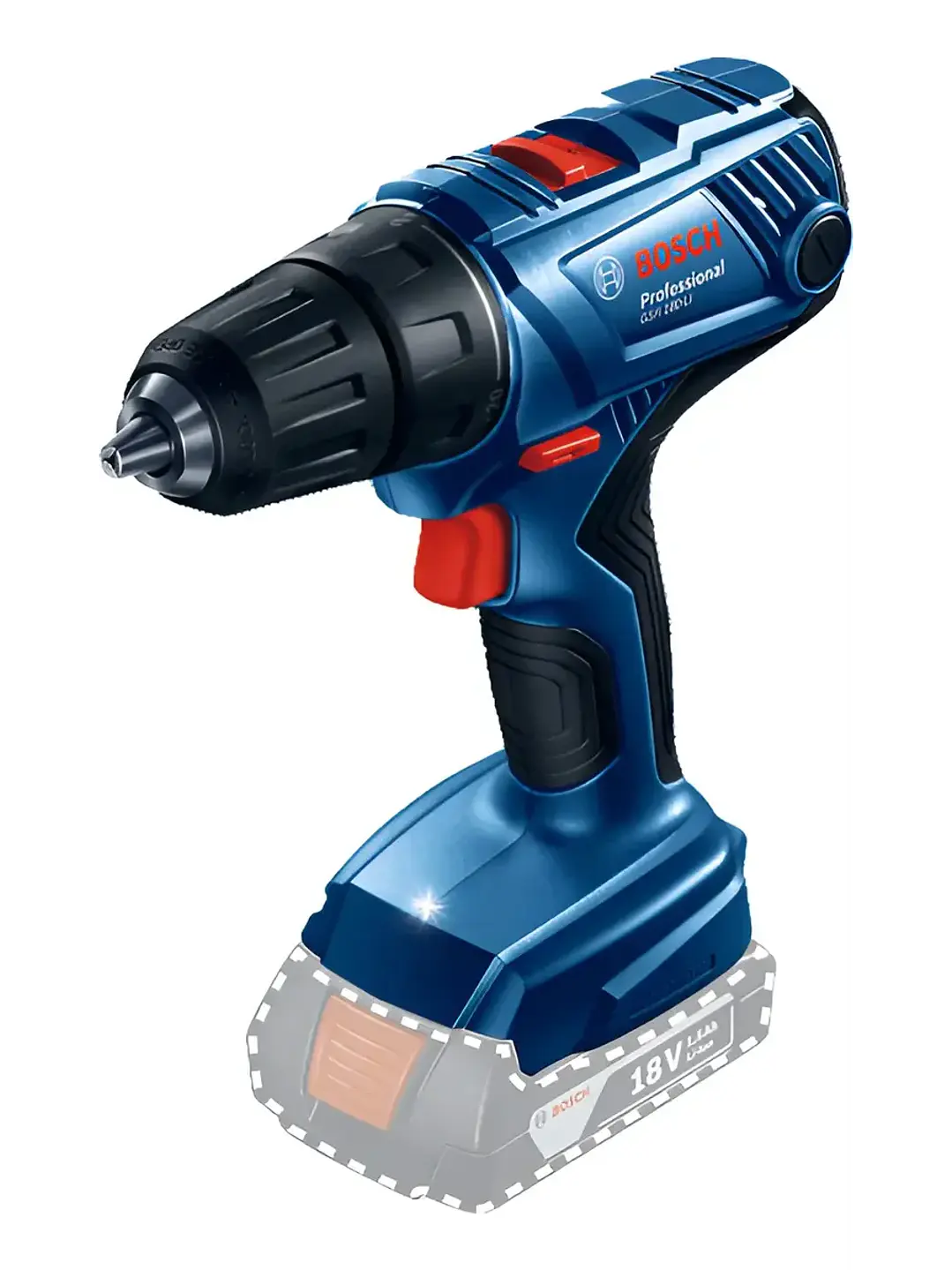 Taladro Atornillador Inalámbrico 18v 10 Mm Bosch Gsr 180-li 1