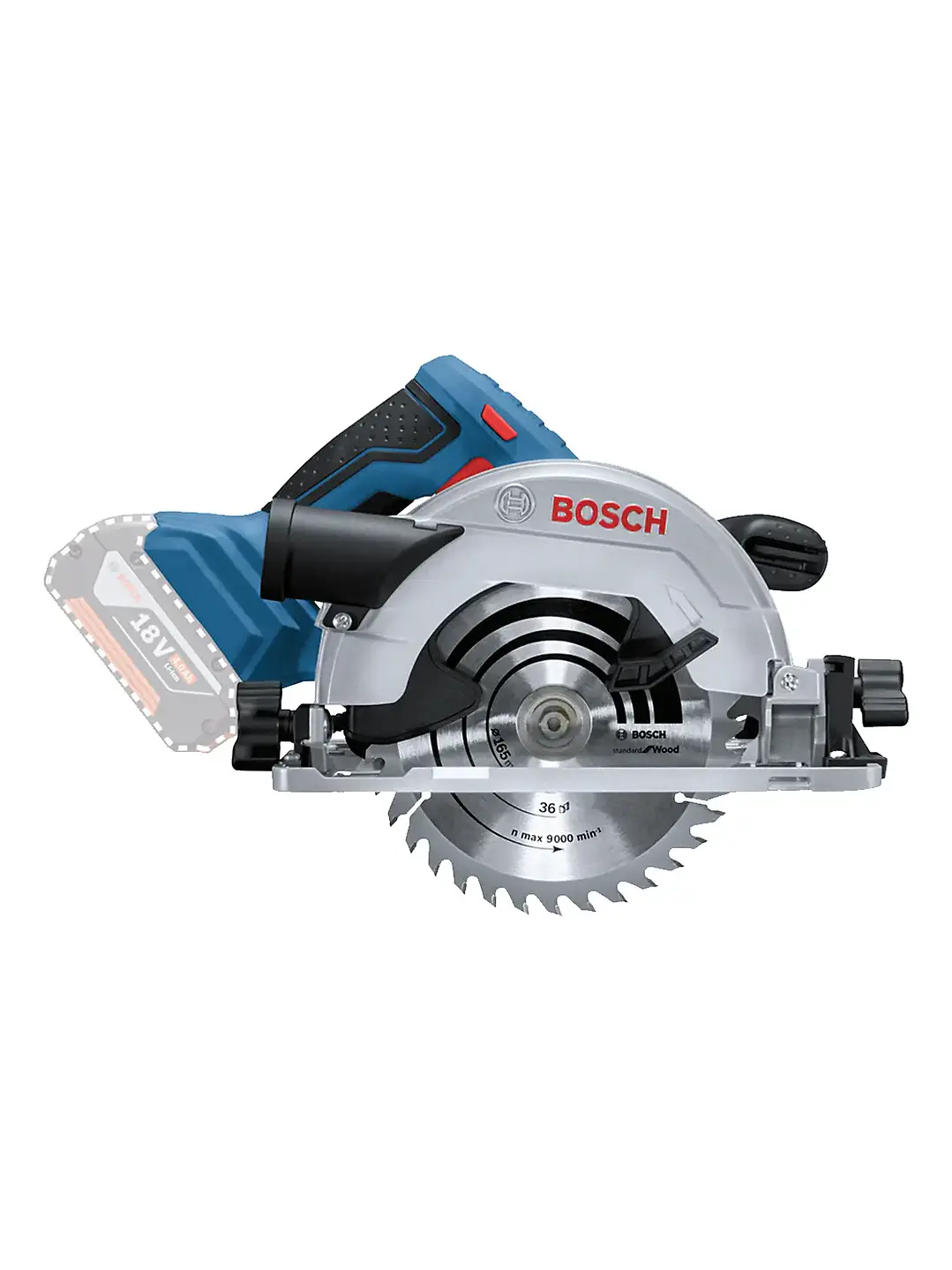 Sierra Circular Bosch +Bolso GKS 18V-57 inalámbrica Línea Profesional Chile 1