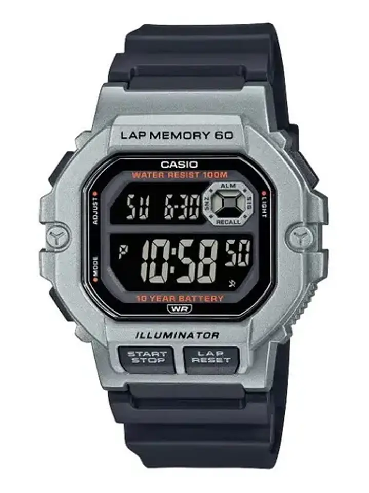 Reloj Hombre Casio Digital WS-1400H-1BV 100MTS, Cronómetro Chile 1