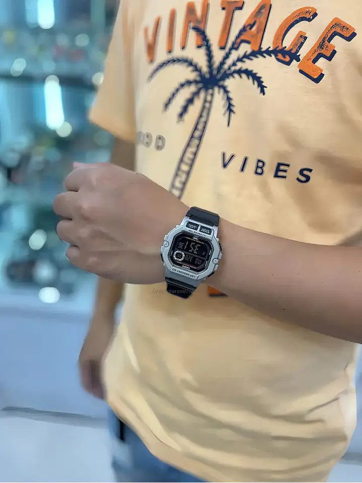 Reloj Hombre Casio Digital WS-1400H-1BV 100MTS, Cronómetro Chile 7