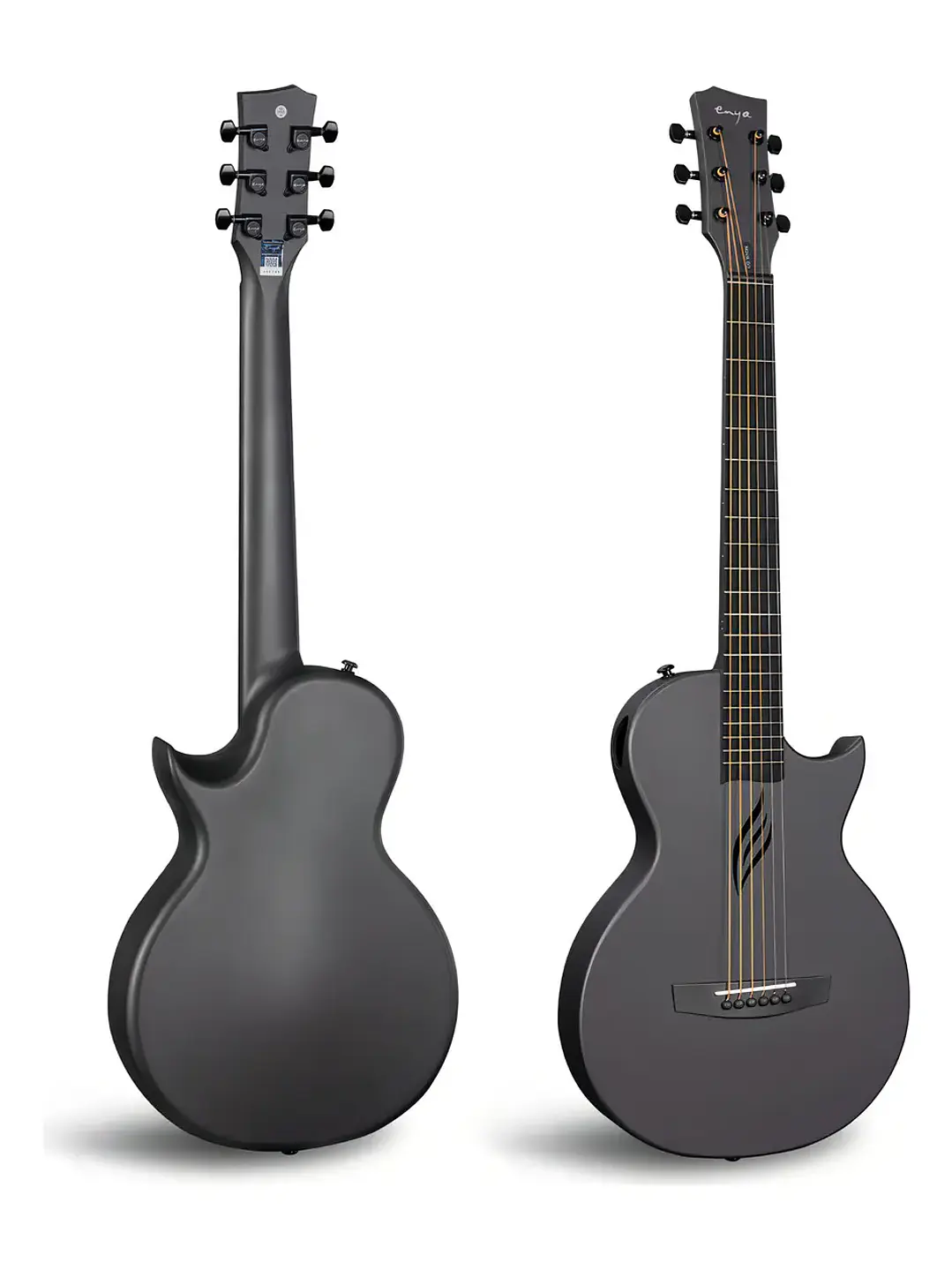 Guitarra Acústica Enya Music Nova Go Bk Fibra De Carbono 35