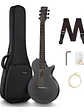 Guitarra Acústica Enya Music Nova Go Bk Fibra De Carbono 35