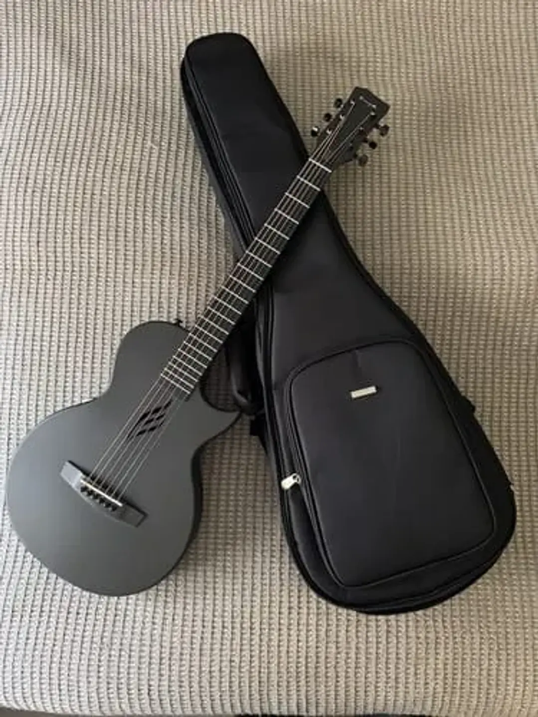 Guitarra Acústica Enya Music Nova Go Bk Fibra De Carbono 35