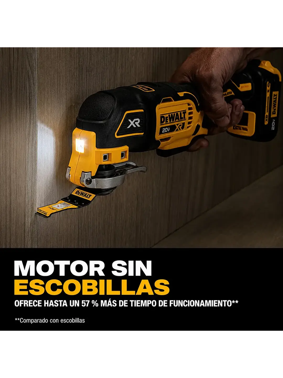 Kit Multiherramienta Oscilante Dewalt Xr Dcs356+bat+cargador+accesorios Chile 5