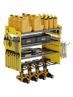 Organizador De Herramientas De Pared 4 Niveles Adaptables Chile
