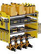 Organizador De Herramientas De Pared 4 Niveles Adaptables Chile - Miniatura 1