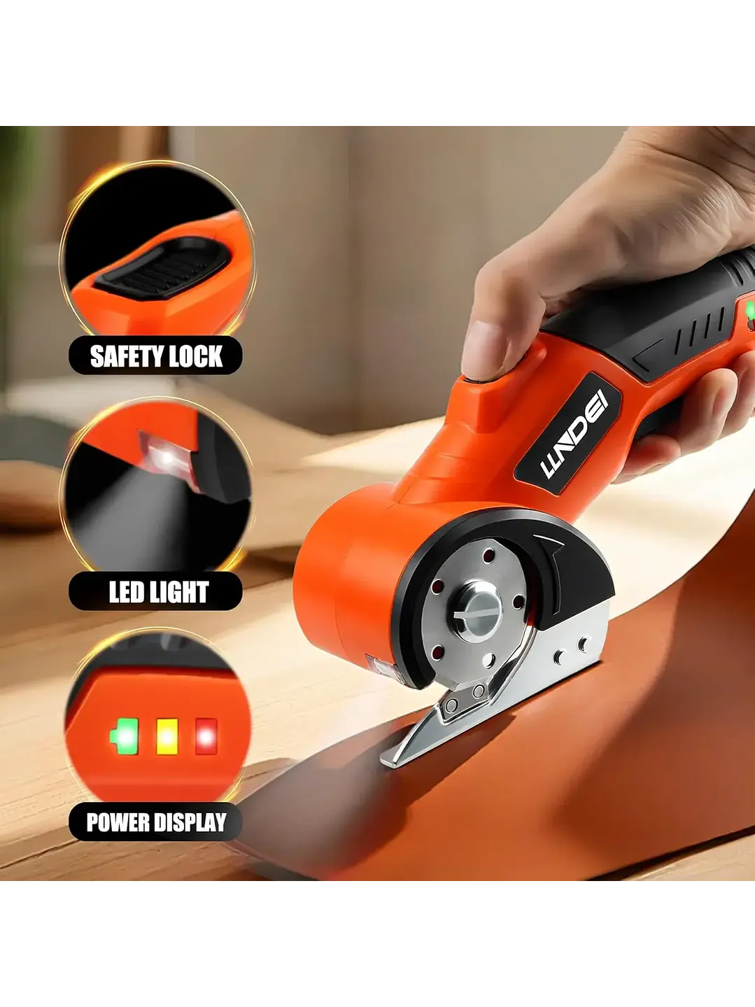 Tijera Cortador Eléctrico Recargable Para Diversos Usos Chile 2