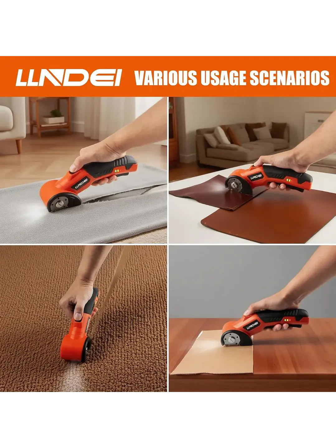 Tijera Cortador Eléctrico Recargable Para Diversos Usos Chile 5