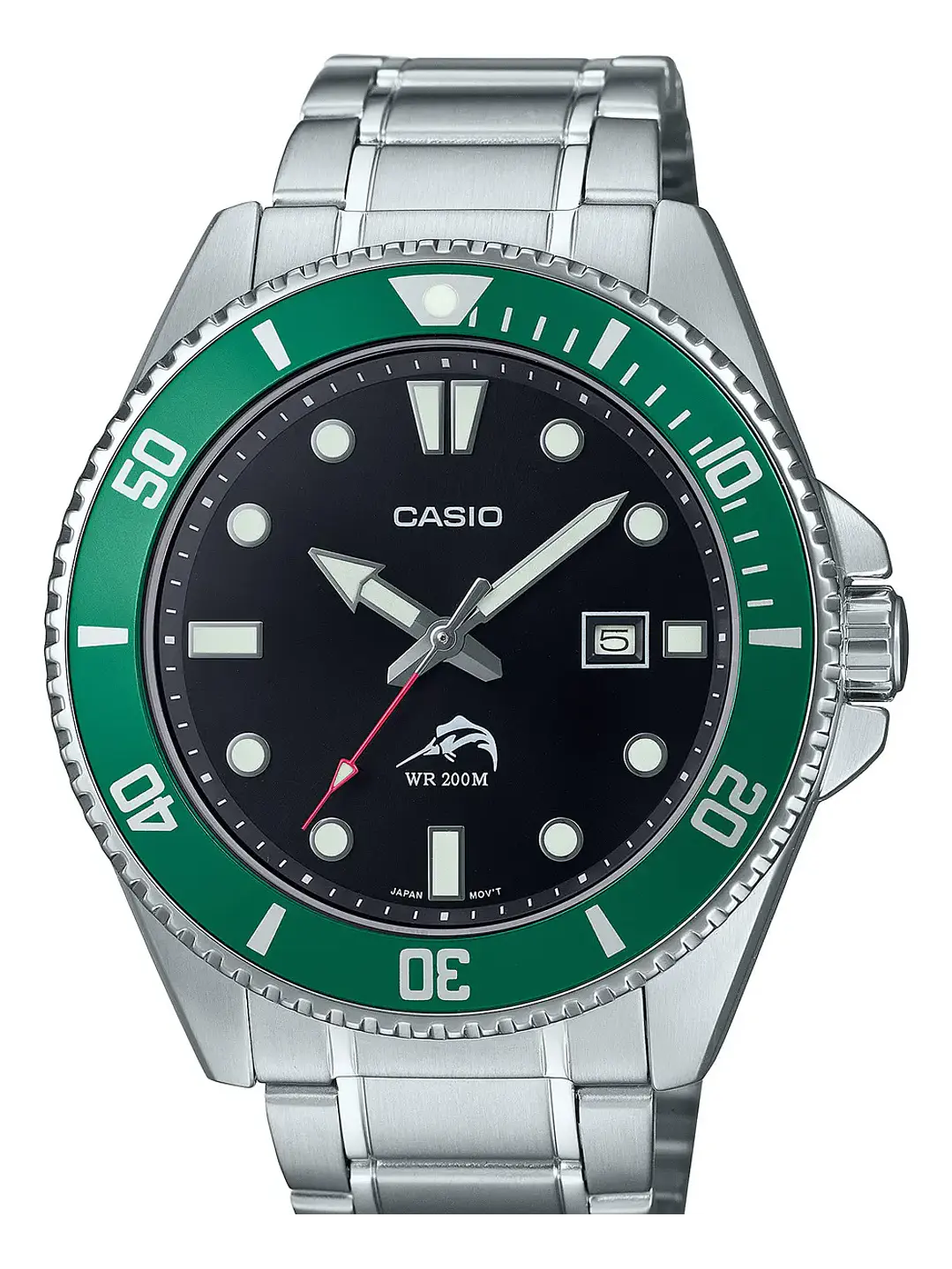 Reloj Hombre Casio Duro Marlin Mdv-106dd-1a3v 200mts Correa Acero Chile 1