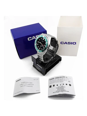 Reloj Hombre Casio Duro Marlin Mdv-106dd-1a3v 200mts Correa Acero Chile