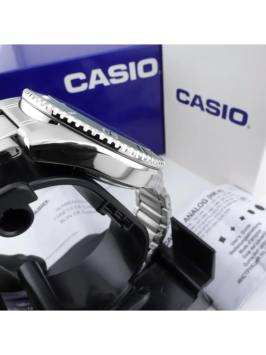 Reloj Hombre Casio Duro Marlin Mdv-106dd-1a3v 200mts Correa Acero Chile 7