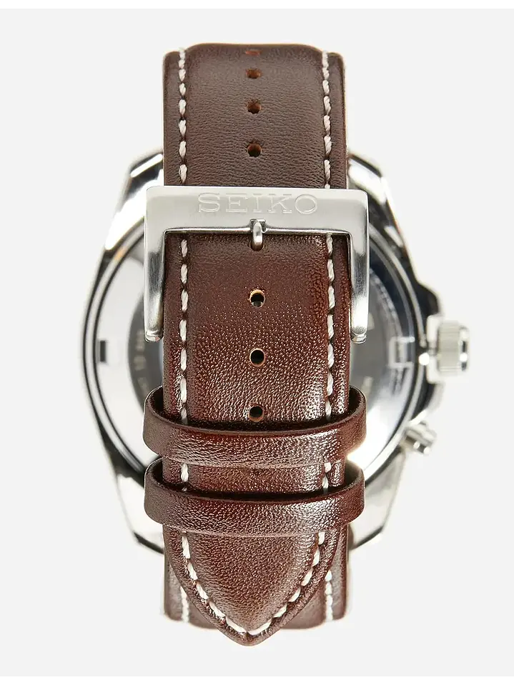 Reloj Hombre Seiko Kinetic Ska791p1 Correa Cuero Chile 4