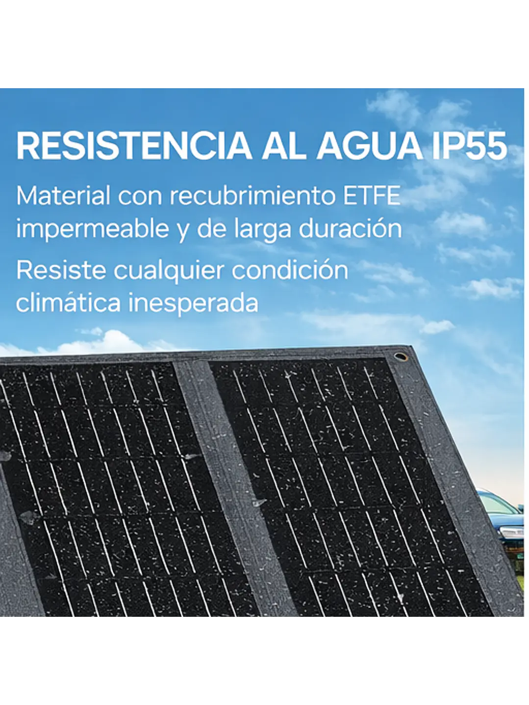 KIT Energía Estación/Generador/Batería 600W + Panel Solar 100W Chile 8