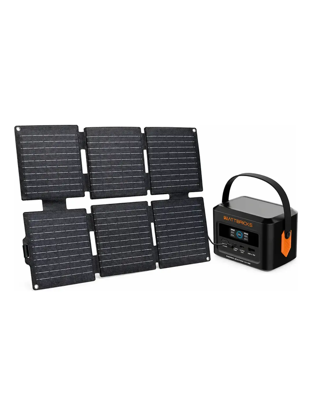 Generador Solar /Batería Wattbricks 100w Usb-c Kit con Panel Solar 30w Chile 6