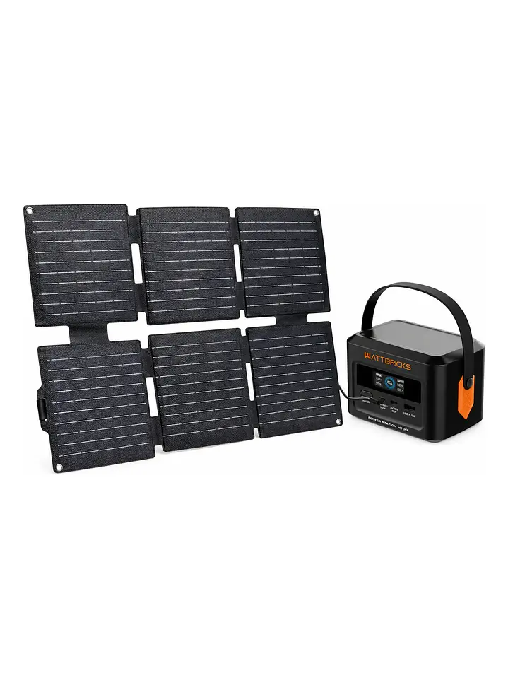 Generador Solar /Batería Wattbricks 100w Usb-c Kit con Panel Solar 30w Chile 6