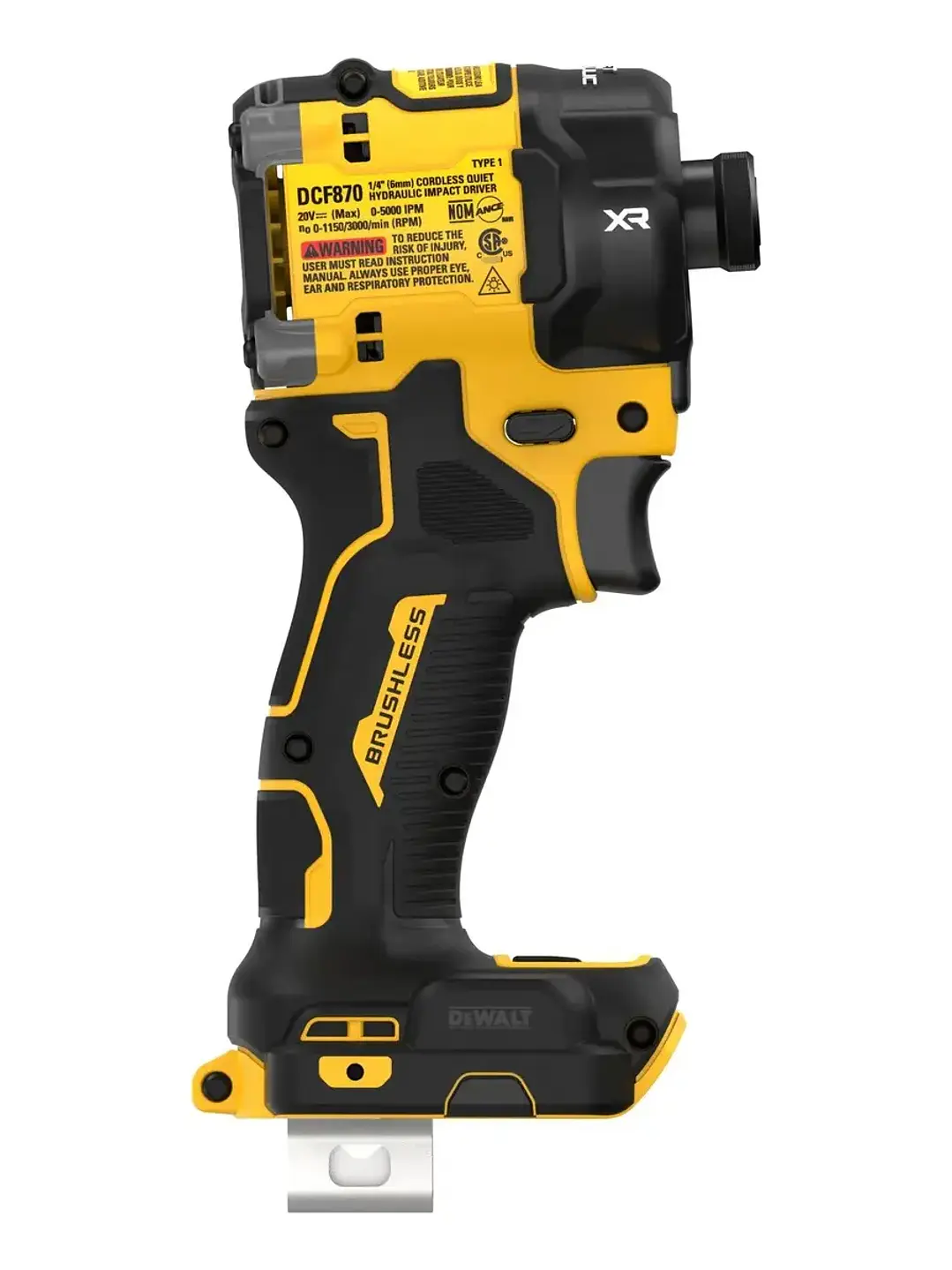 Desatornillador DEWALT De Impacto 1/4 Hidráulico Silencioso Dcf870b S/bat Chile 2