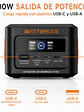 Kit Estación de Energía Portátil WattBricks H100 100W + Panel Solar 30W USB-C | Chile - Miniatura 1