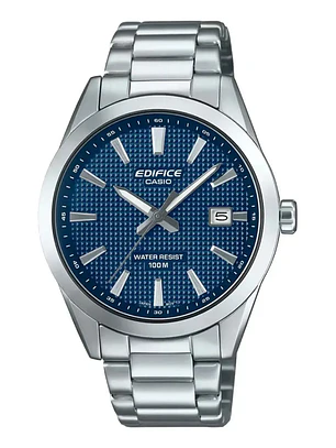 Reloj Casio Edifice De Acero Inoxidable Azul Efv-160d 100mts