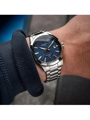 Reloj Casio Edifice De Acero Inoxidable Azul Efv-160d 100mts