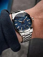 Reloj Casio Edifice De Acero Inoxidable Azul Efv-160d 100mts - Miniatura 2